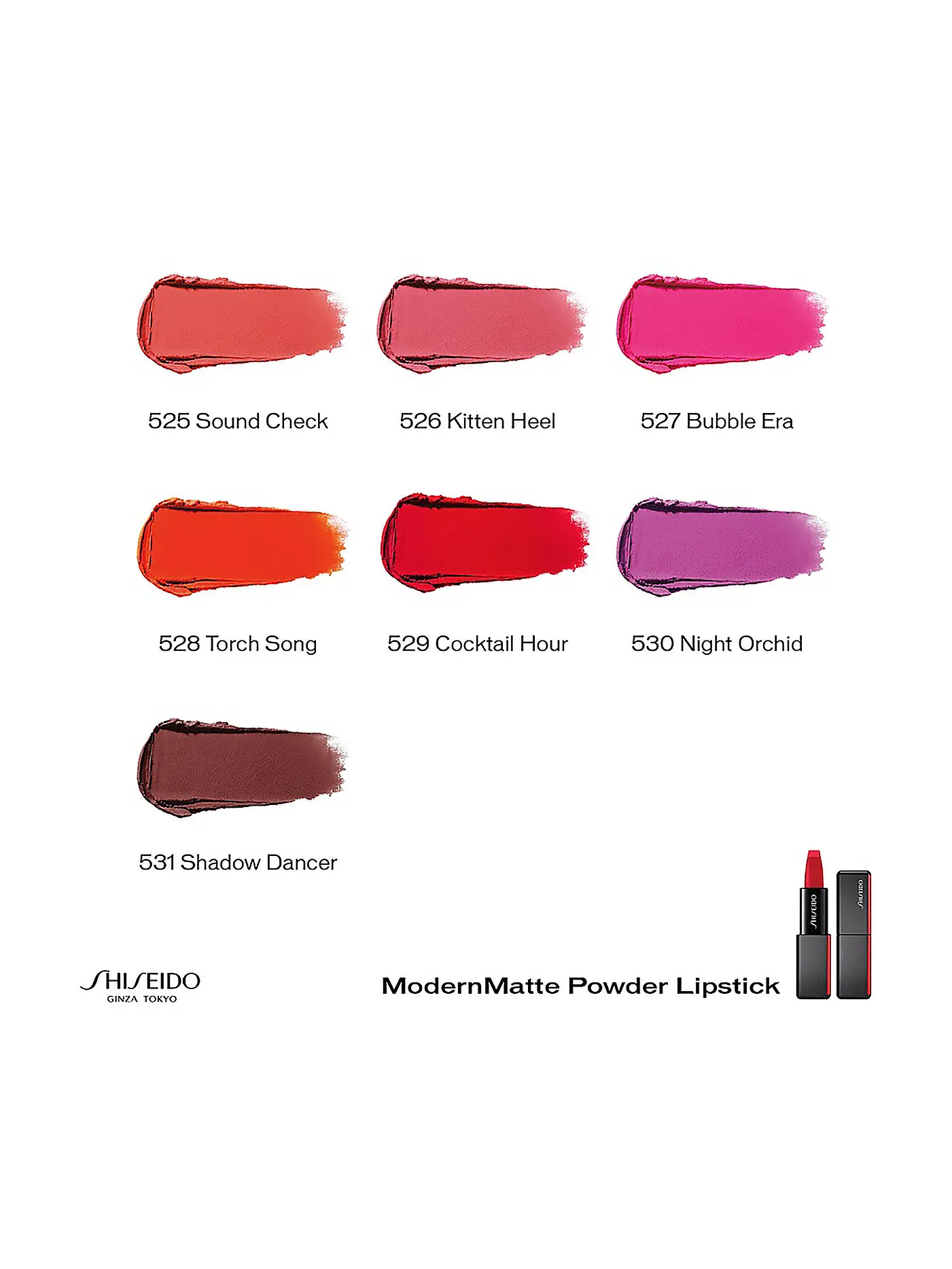 SHISEIDO | Lippenstift - ModernMatte Powder Lipstick ( 529 Cocktail Hour ) | 